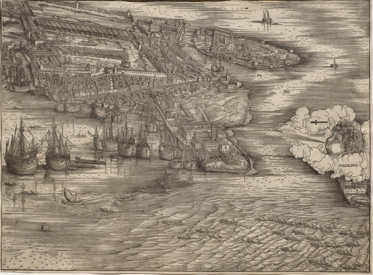 Udsigt over Venedig af Jacopo de