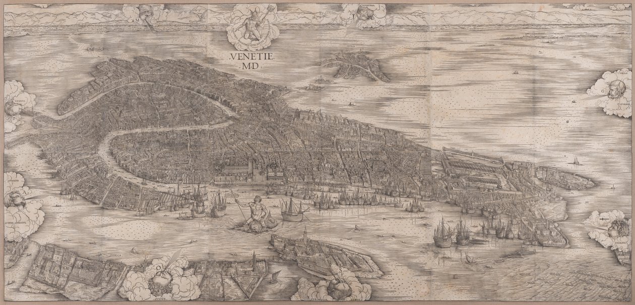 Udsigt over Venedig af Jacopo de