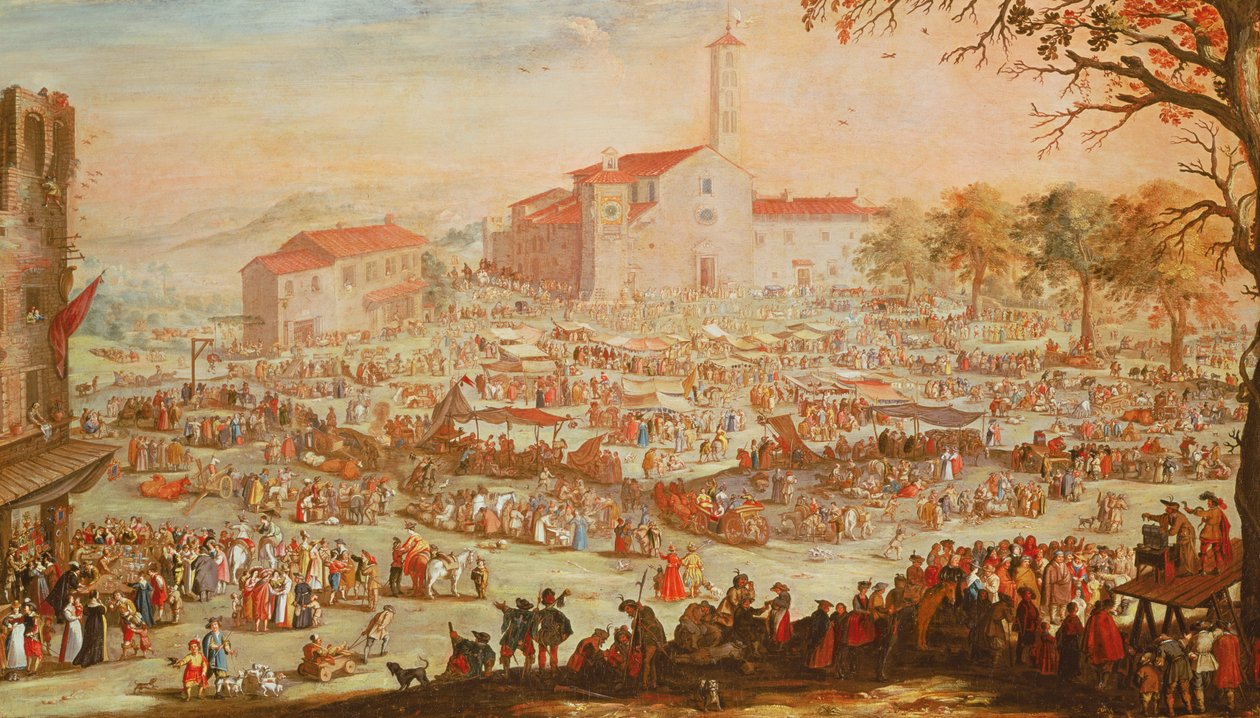 Messen i Impruneta, 1638 af Jacques Callot