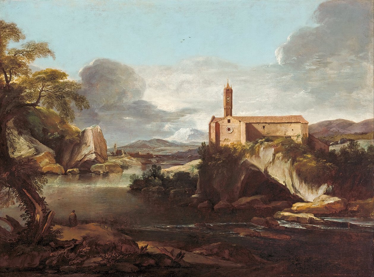 Rocky valley af Jacques Courtois