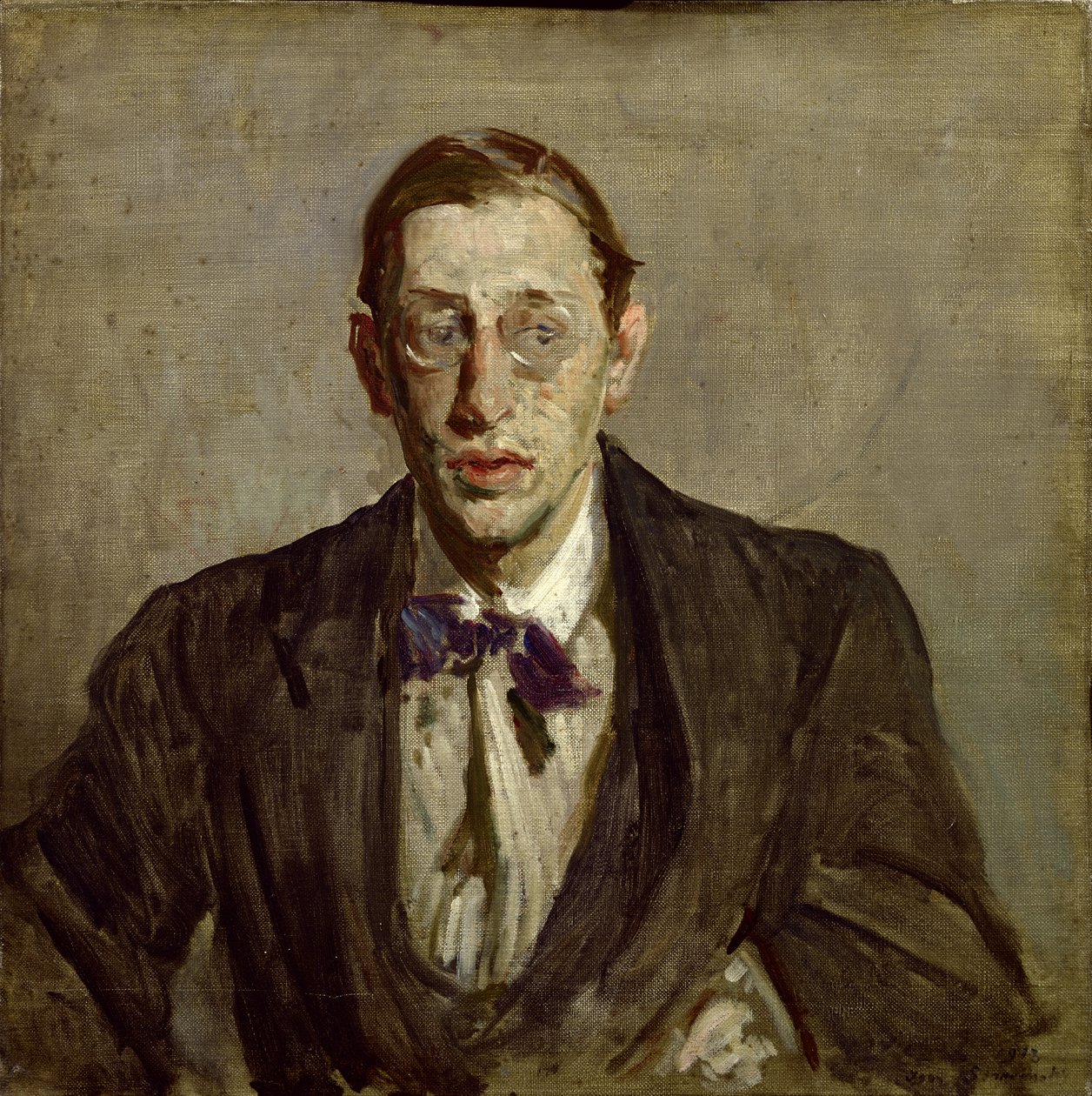 Studie til et portræt af Igor Stravinsky (1882-1971), 1913 af Jacques Emile Blanche