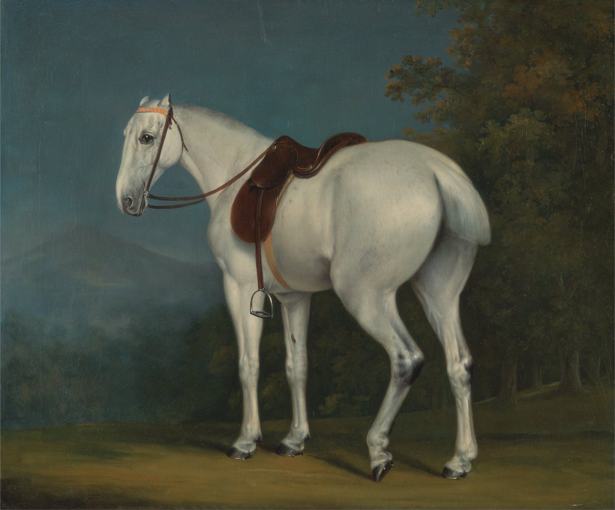 En Ladys Grey Hunter af Jacques Laurent Agasse