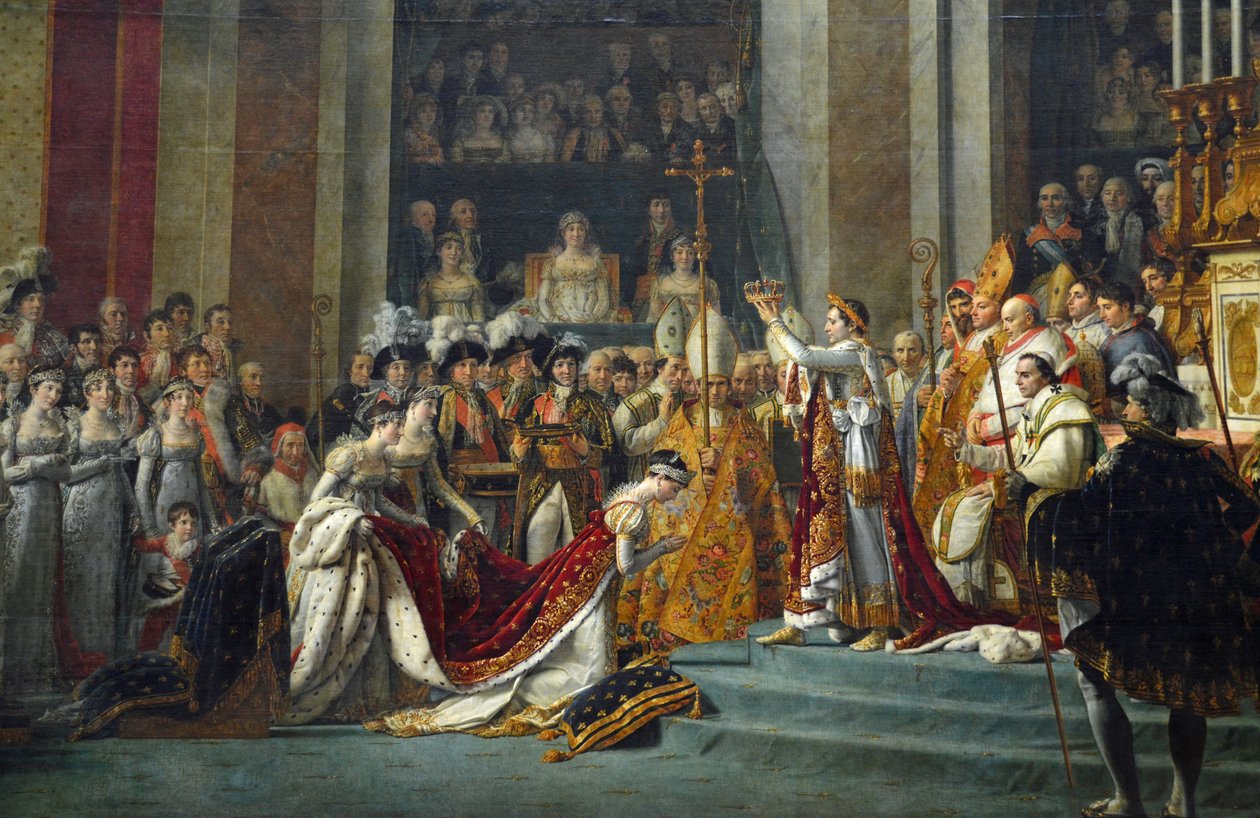 Kroningen af ​​Napoleon af Jacques Louis David