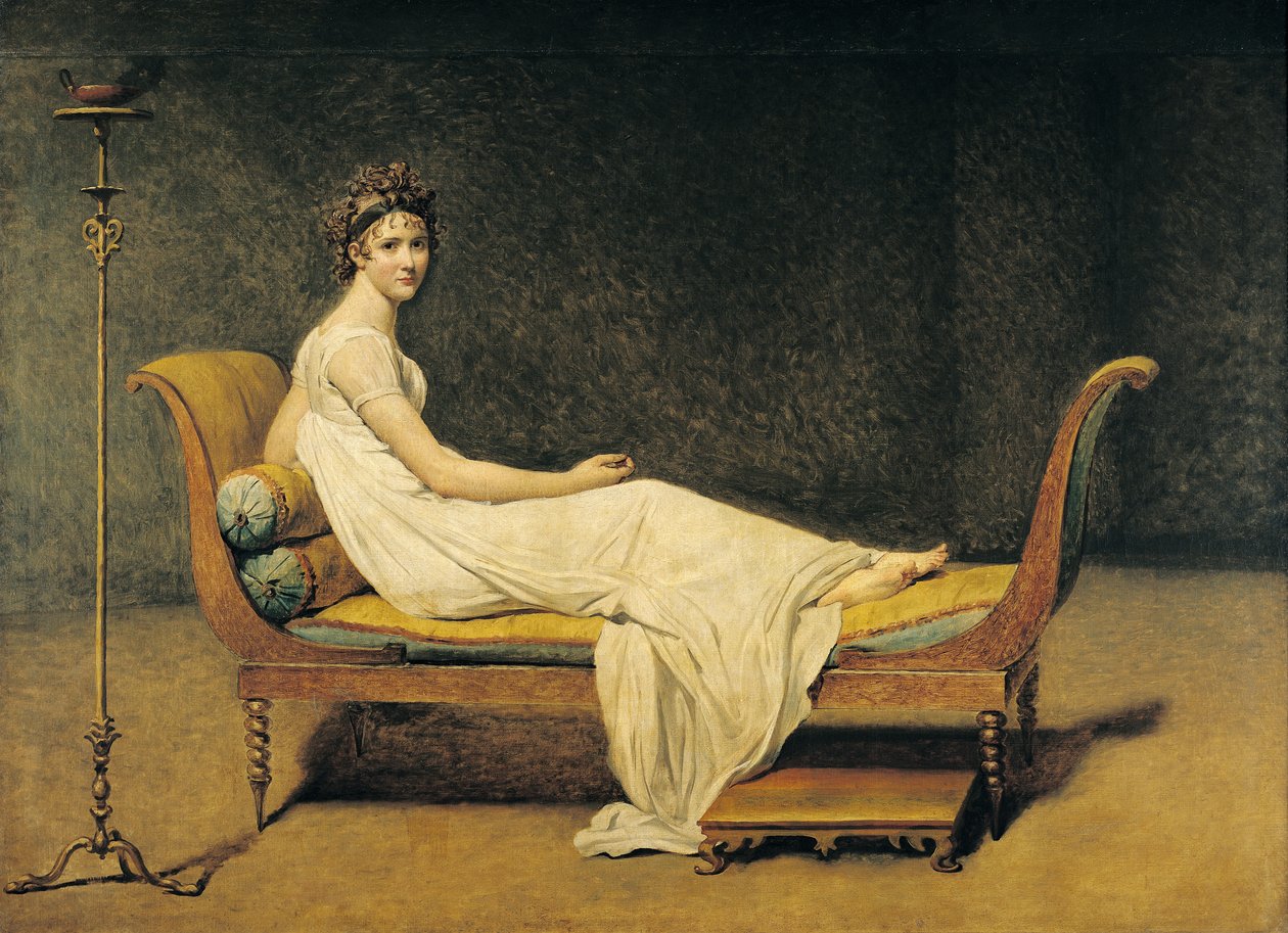 Madame Recamier, 1800 af Jacques Louis David