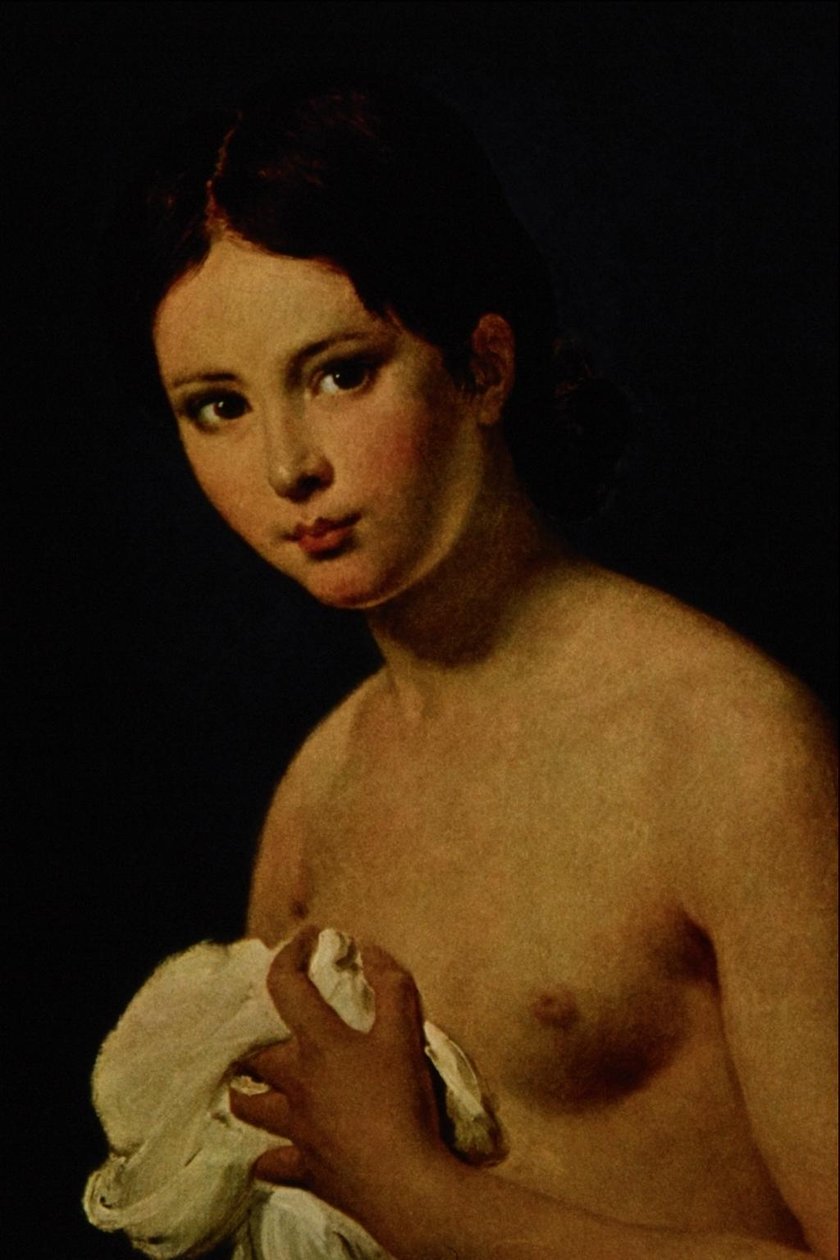 Portræt af en ung pige af Jacques Louis David