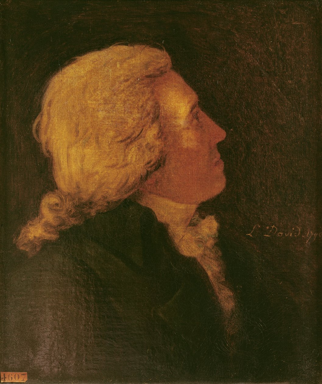 Portræt af Bernard Barere de Vieuzac (1755-1841) 1790 af Jacques Louis David