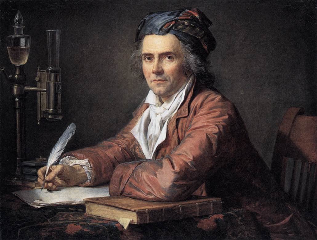 Portræt af læge Alphonse Leroy af Jacques Louis David