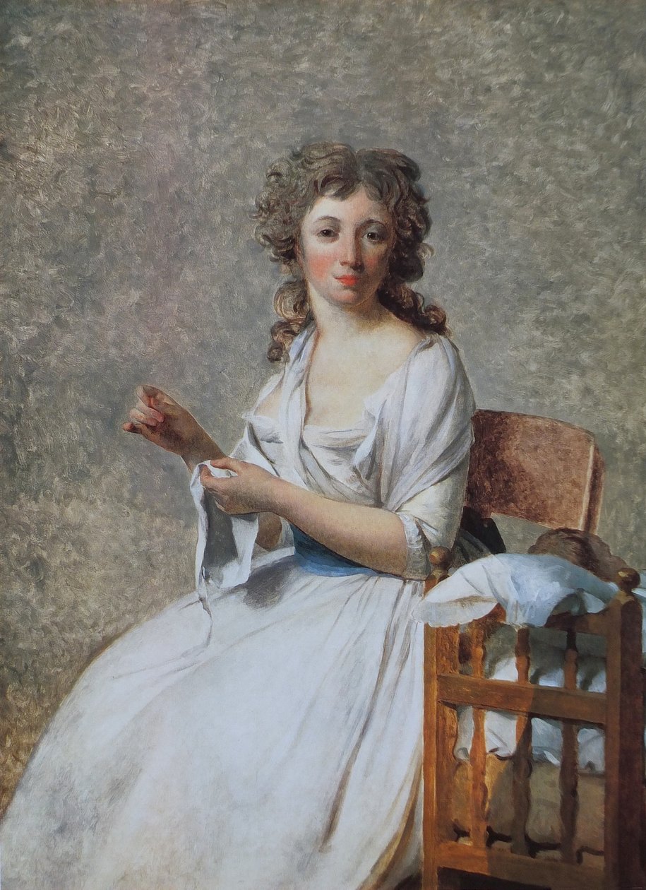 Portræt af Madame Adélaide Pastoret af Jacques Louis David