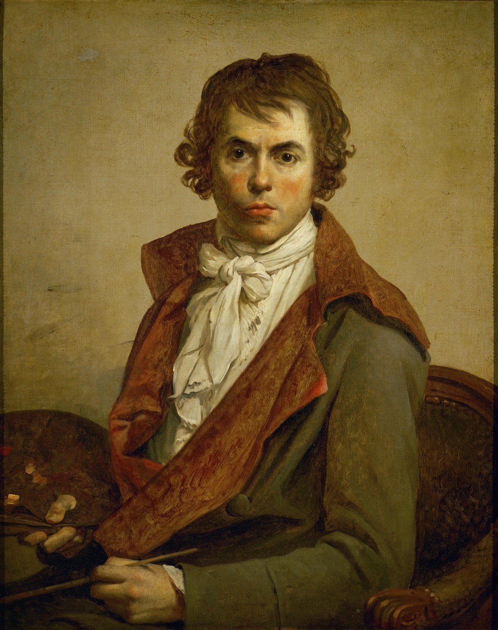 Selvportræt af Jacques Louis David