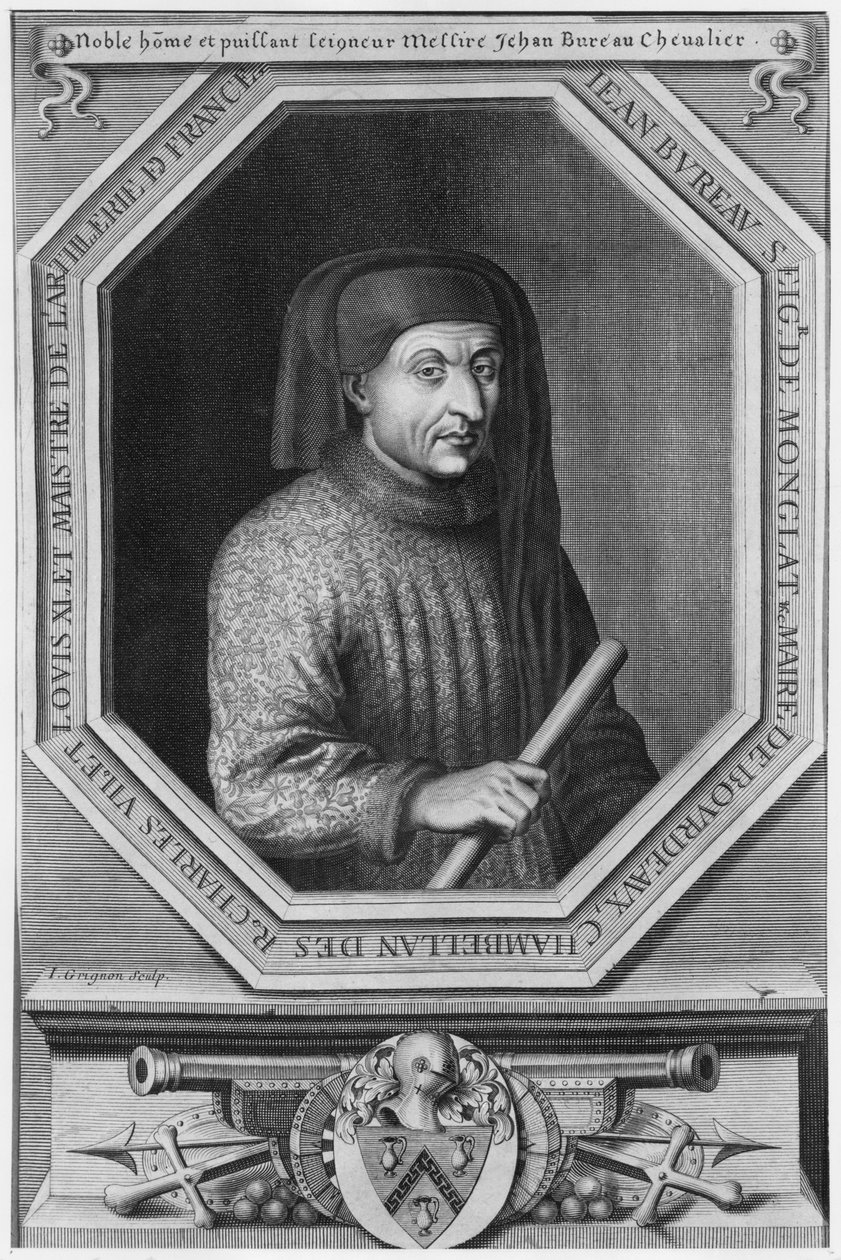 Portræt af Jean Bureau, artillerimester under Charles VII, Lord of Montglat, Bordeaux borgmester af Jacques the Elder Grignon