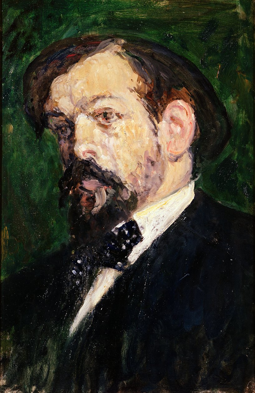 Portræt af Claude Debussy (1862-1918) af Jacques Emile Blanche