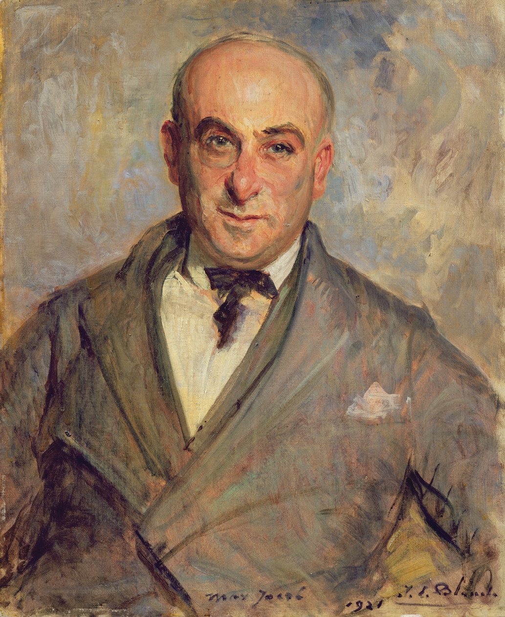 Portræt af Max Jacob (1876-1944) 1921 af Jacques Emile Blanche
