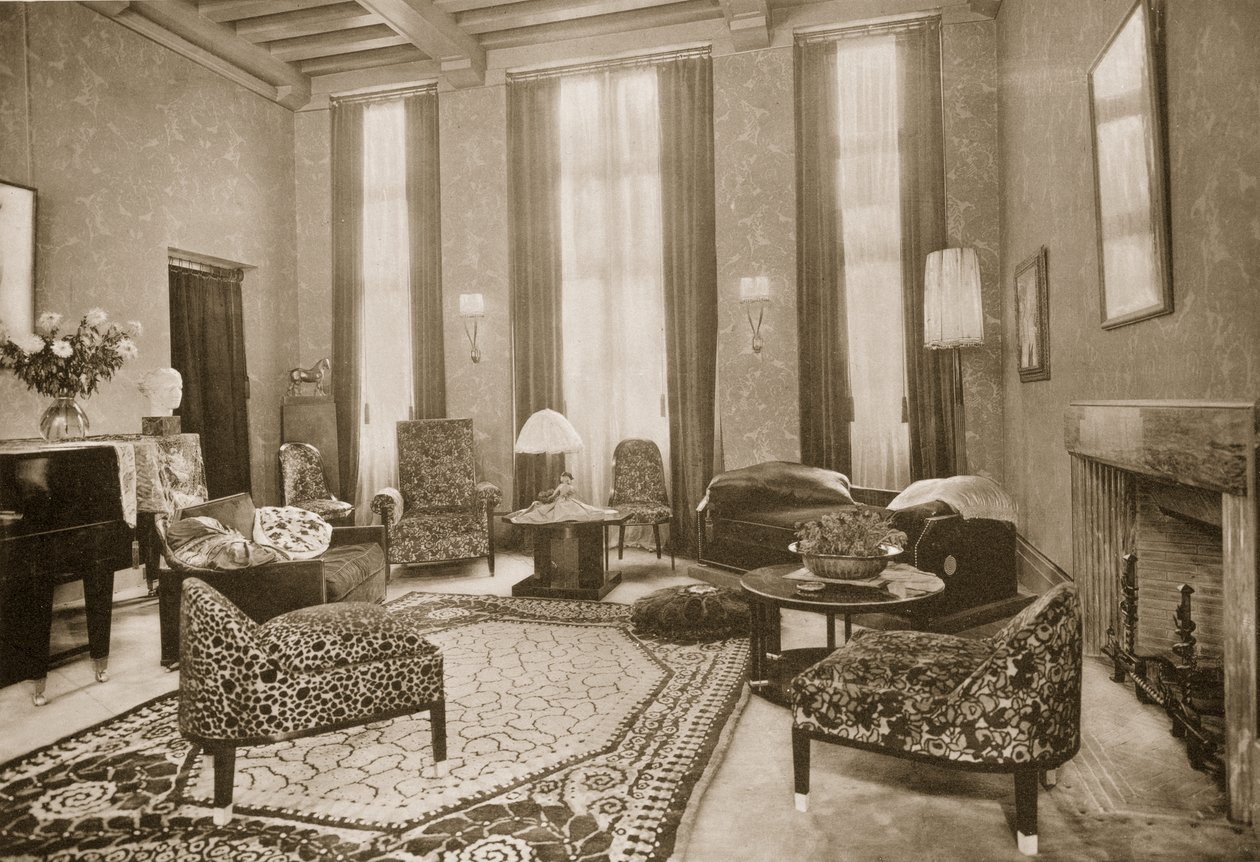 Lounge, 1930 af Jacques Emile Ruhlmann