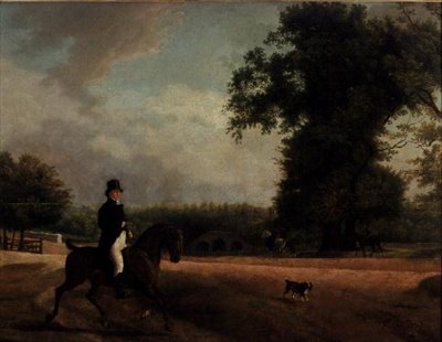 George Luving på hesteryg af Jacques Laurent Agasse