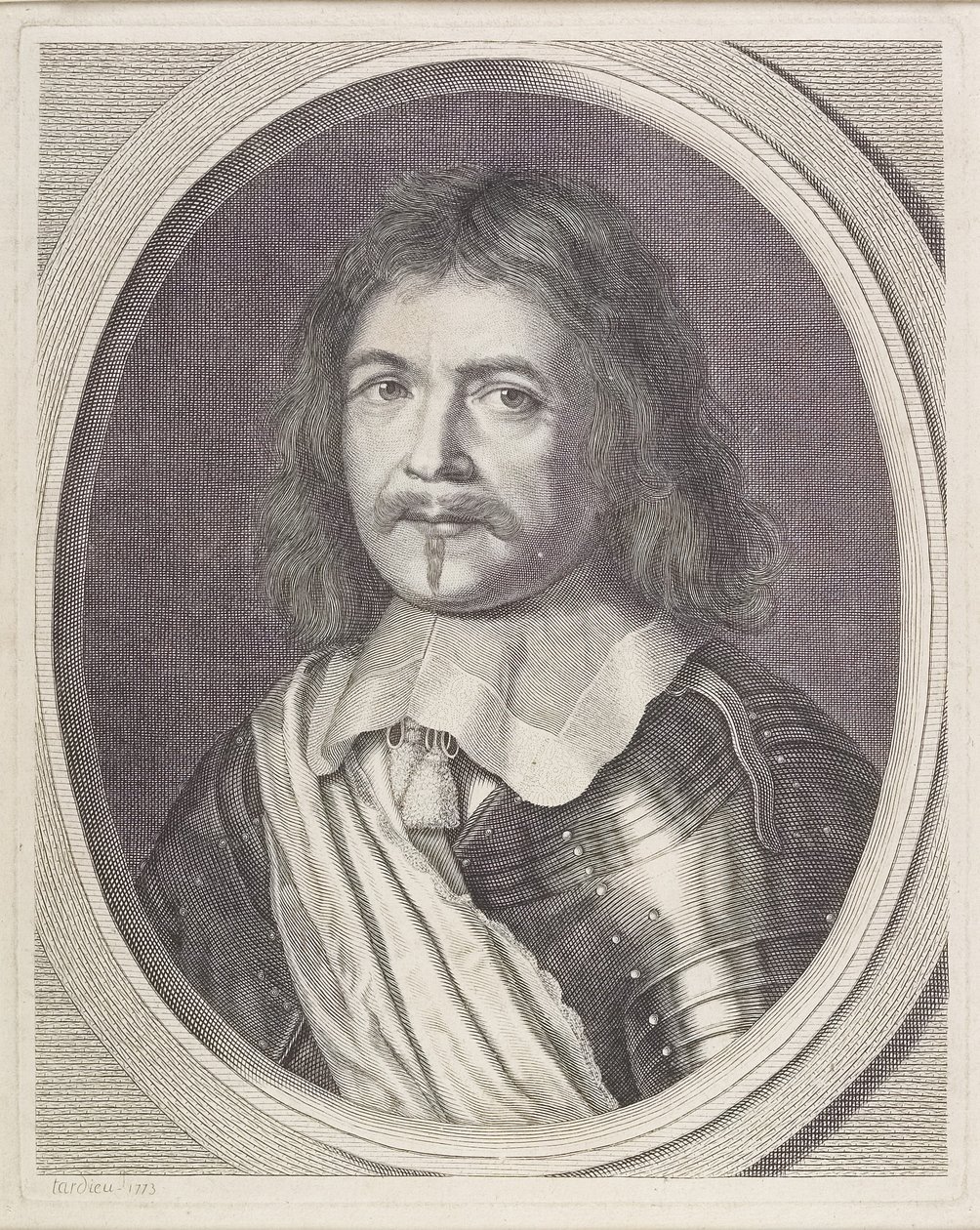 Portrætbuste af Jacques Nicolas Tardieu