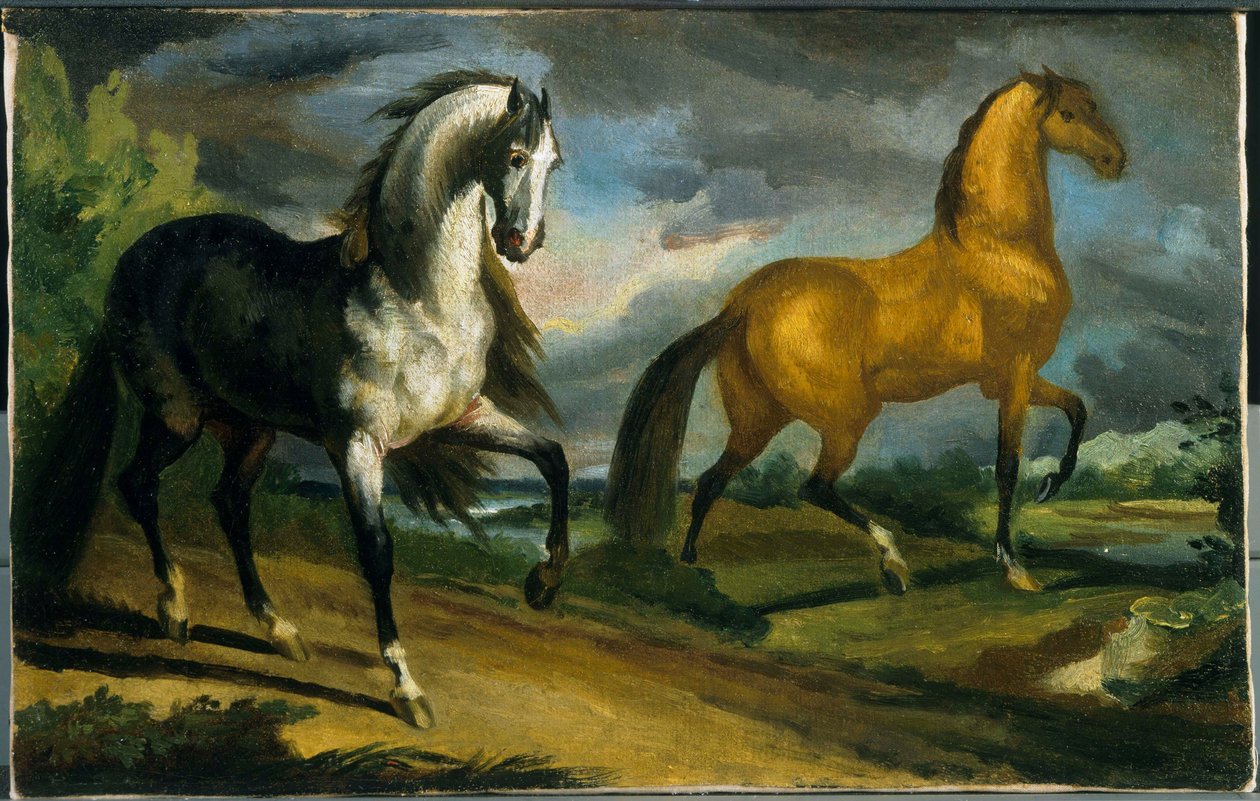 To heste af Jacques Louis David