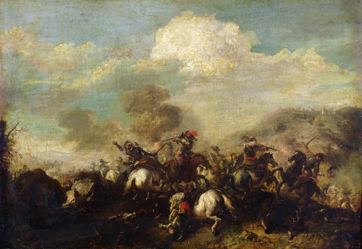 Kavaleriets kamp af Jacques 1621 76 Courtois