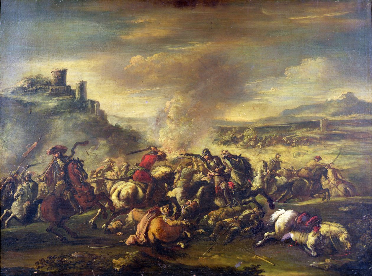 Kavaleriets kamp af Jacques 1621 76 Courtois