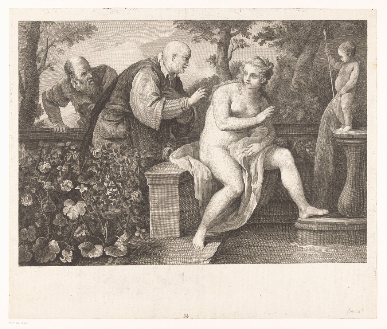 Susanna og de ældste af Jacques Beauvarlet