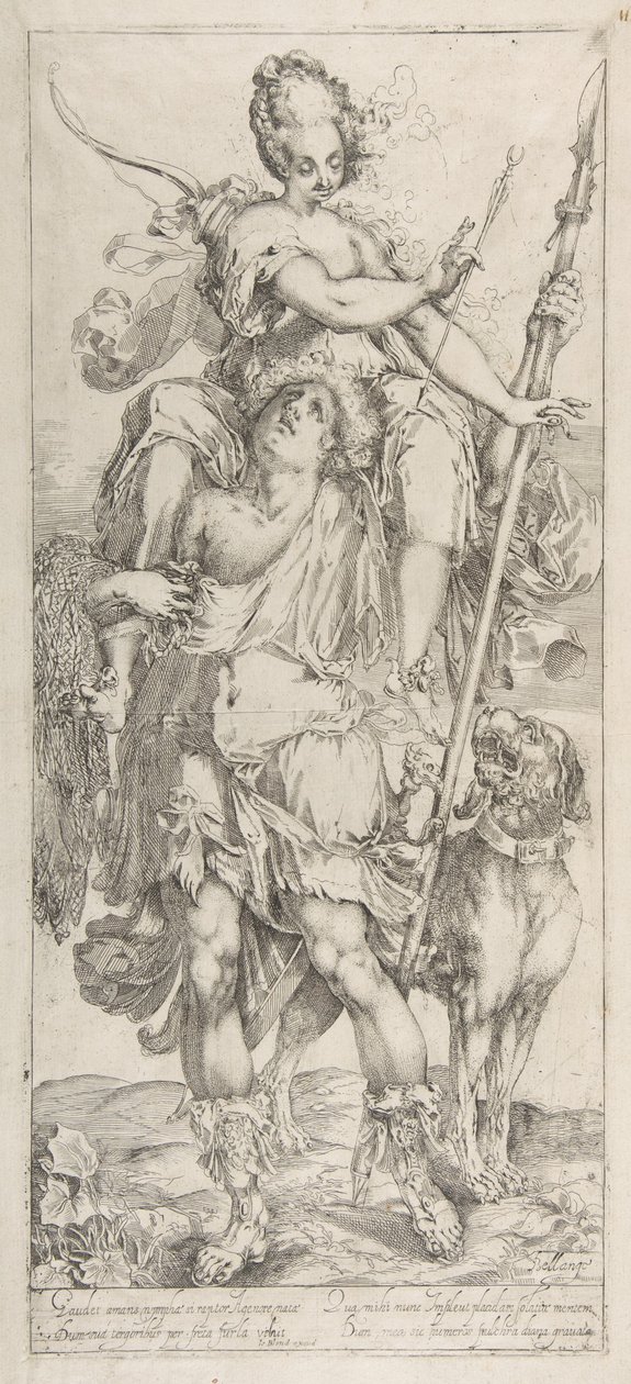 Diana og Orion. af Jacques Bellange