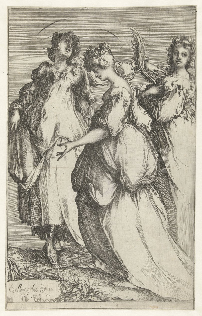 Tre hellige kvinder af Jacques Bellange