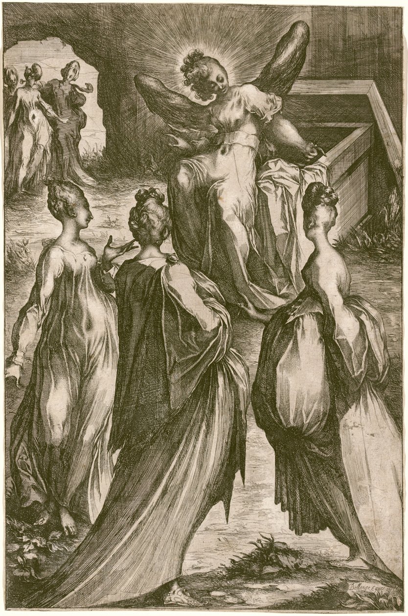 De tre Marys ved graven af Jacques Bellange