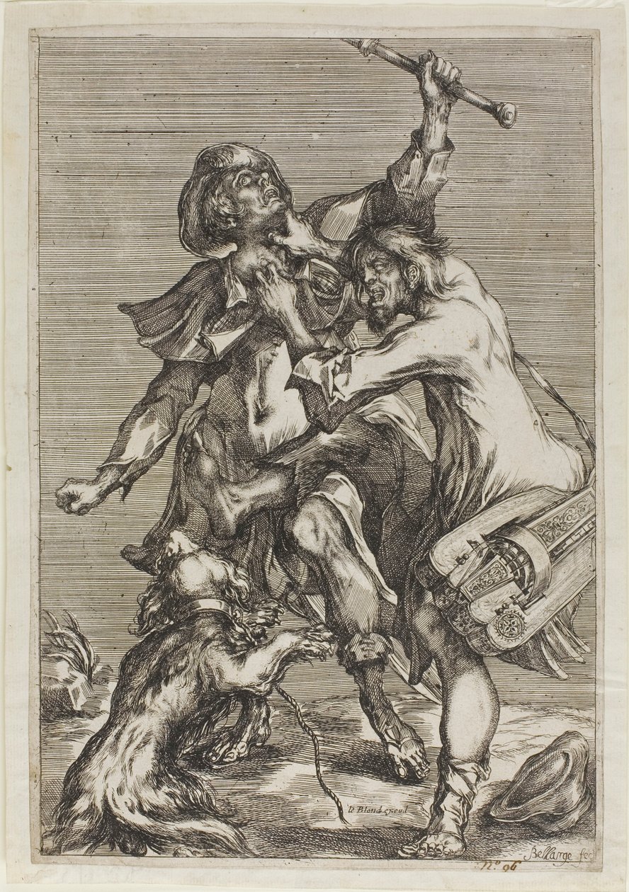 To tiggere i kamp af Jacques Bellange