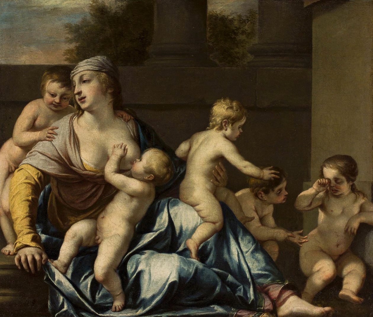Fransk: La Charité Velgørenhed af Jacques Blanchard