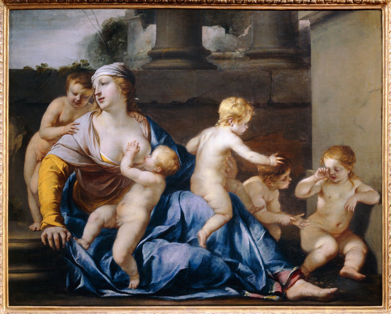 La Charite - Velgørenheden. 1633 ... af Jacques Blanchard