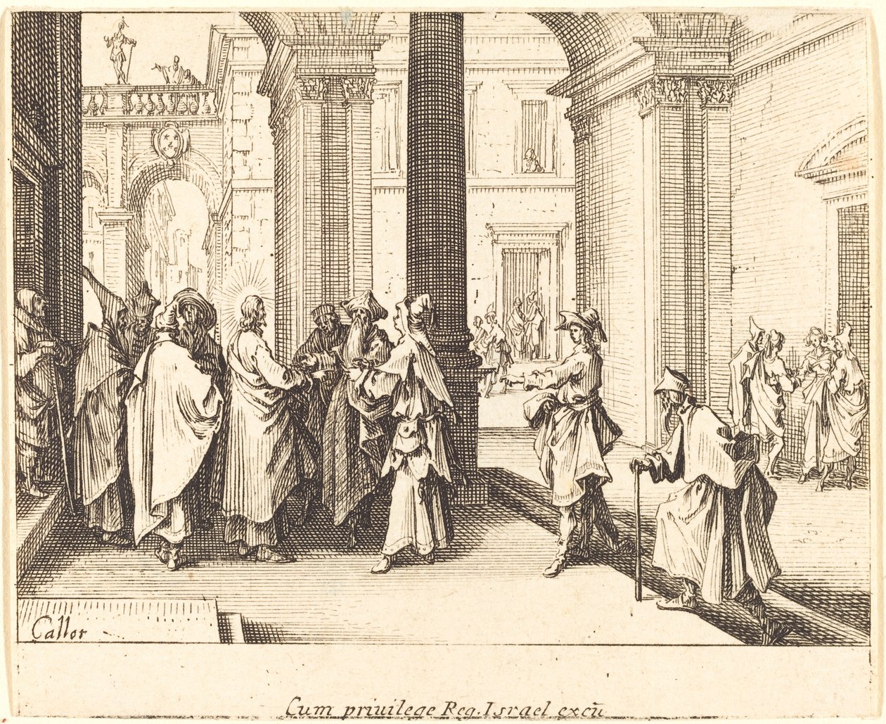 Cæsars mønt af Jacques Callot