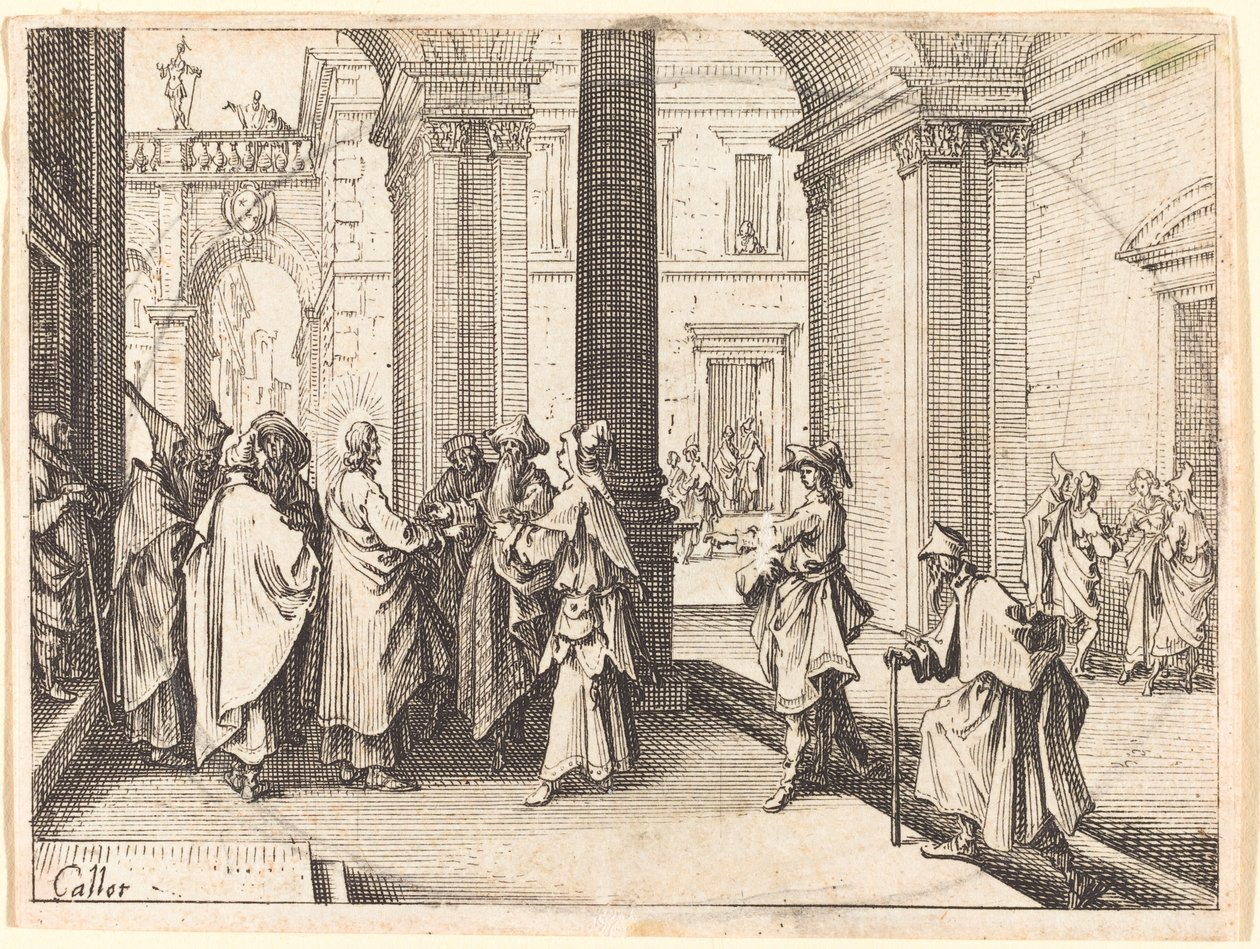 Cæsars mønt af Jacques Callot