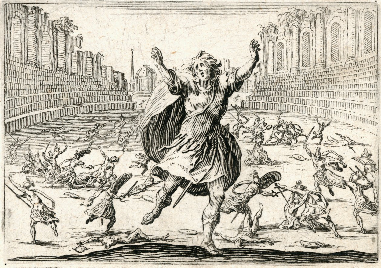 Capricer af forskellige figurer af Jacques Callot