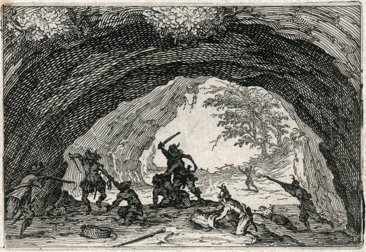 Capricer af forskellige figurer af Jacques Callot