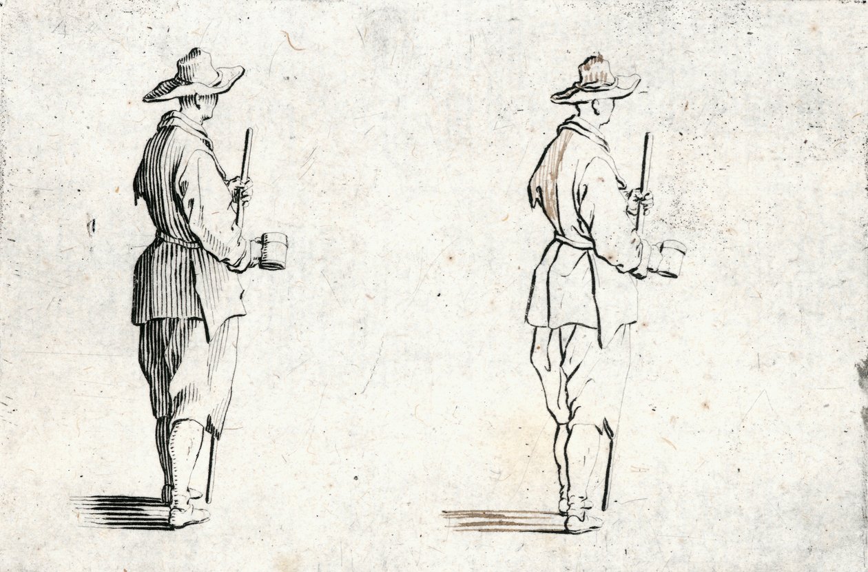 Capricer af forskellige figurer af Jacques Callot