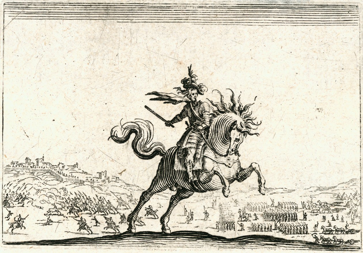 Capricer af forskellige figurer af Jacques Callot