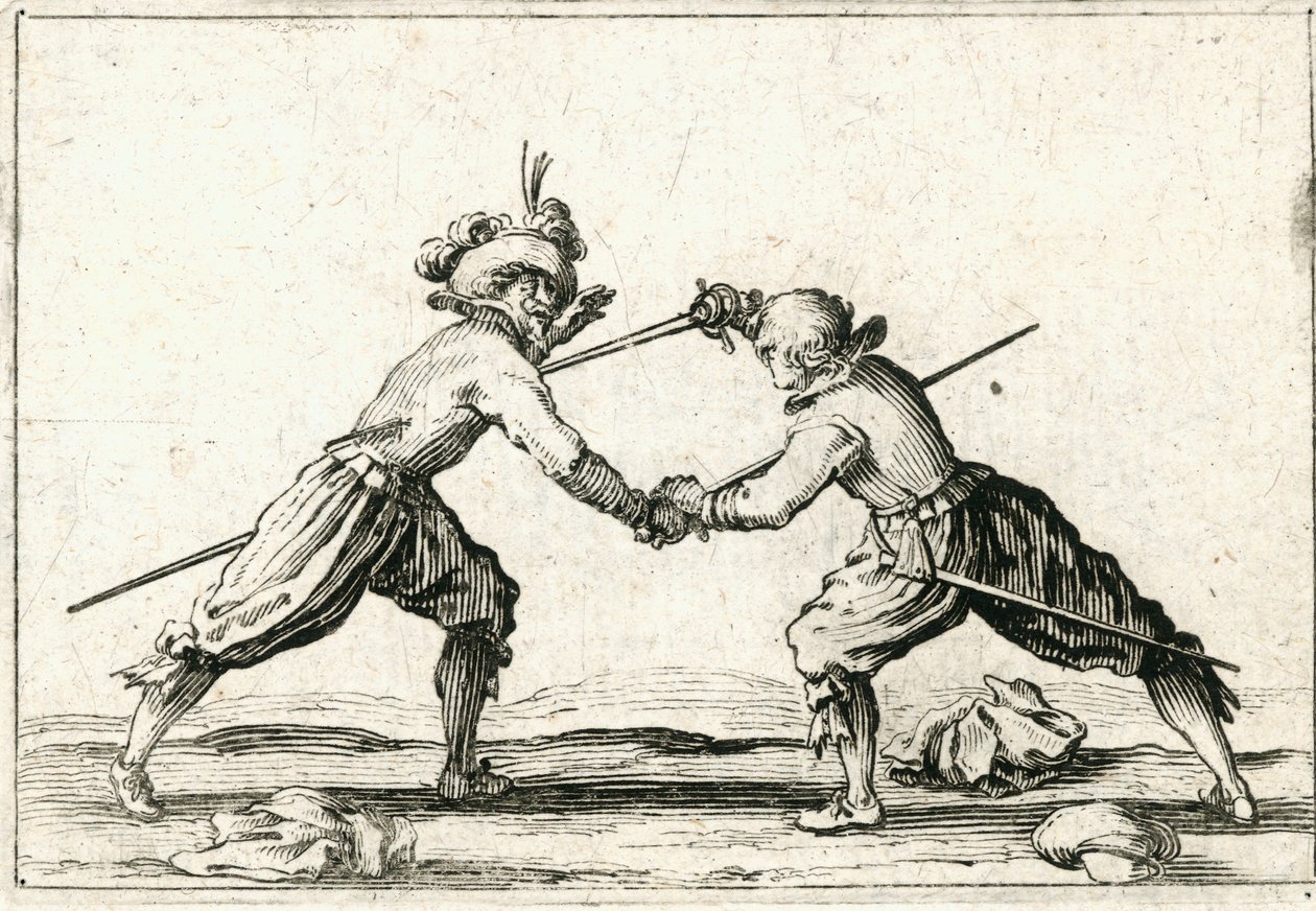 Capricer af forskellige figurer af Jacques Callot