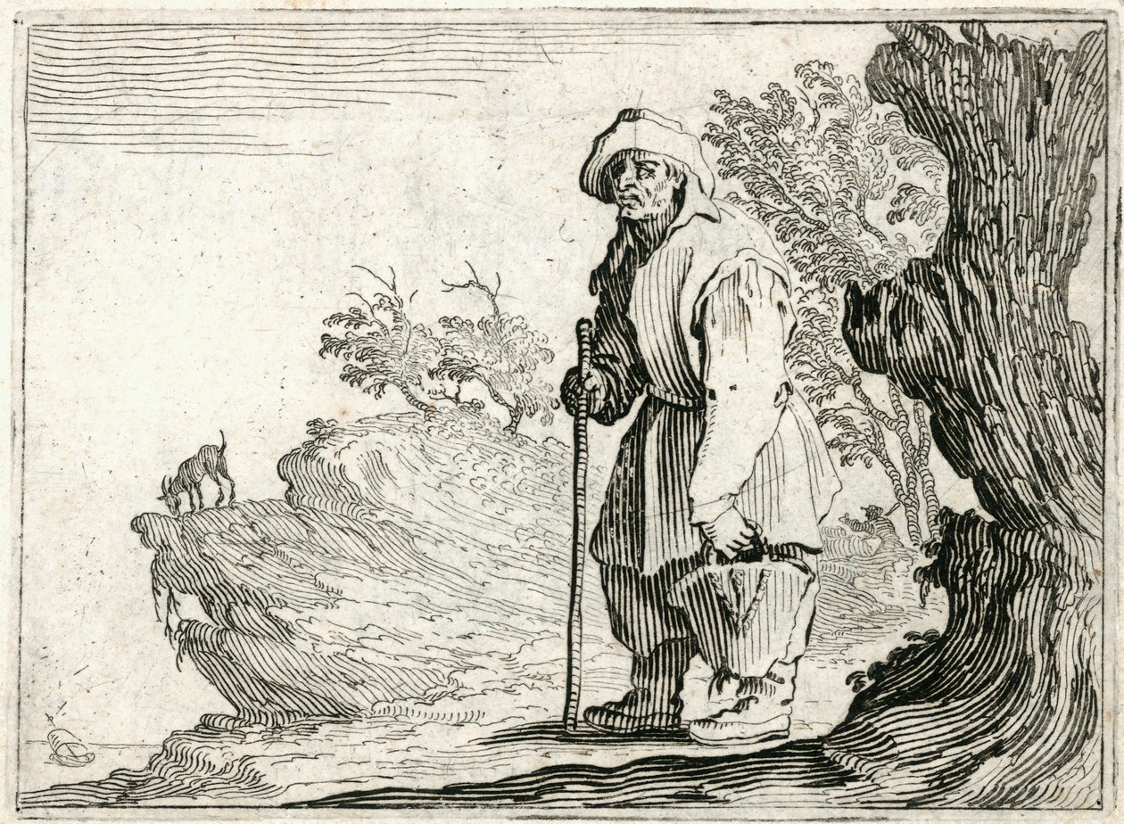 Capricer af forskellige figurer af Jacques Callot