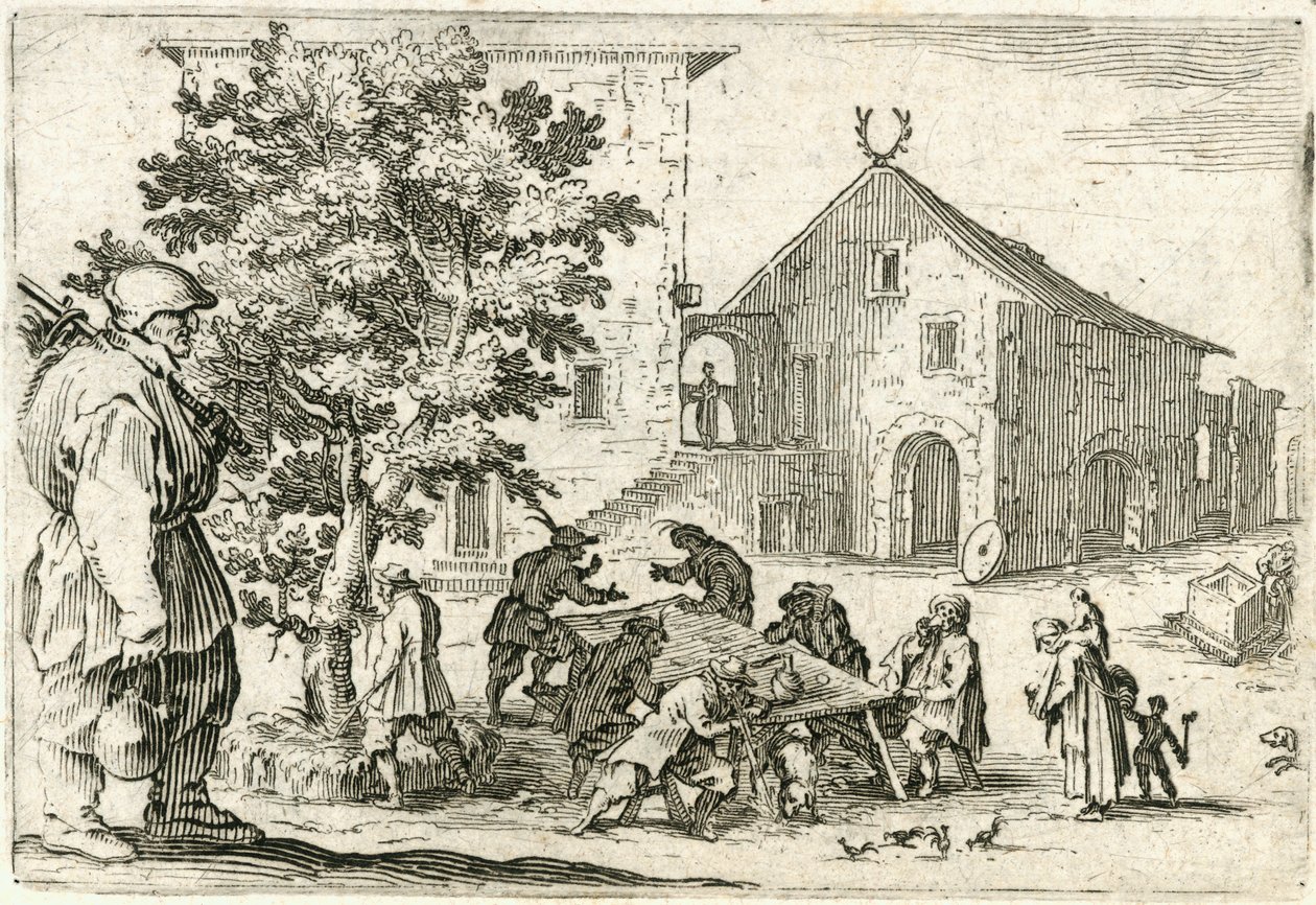 Capricer af forskellige figurer af Jacques Callot