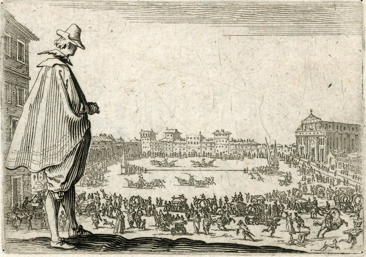 Capricer af forskellige figurer af Jacques Callot