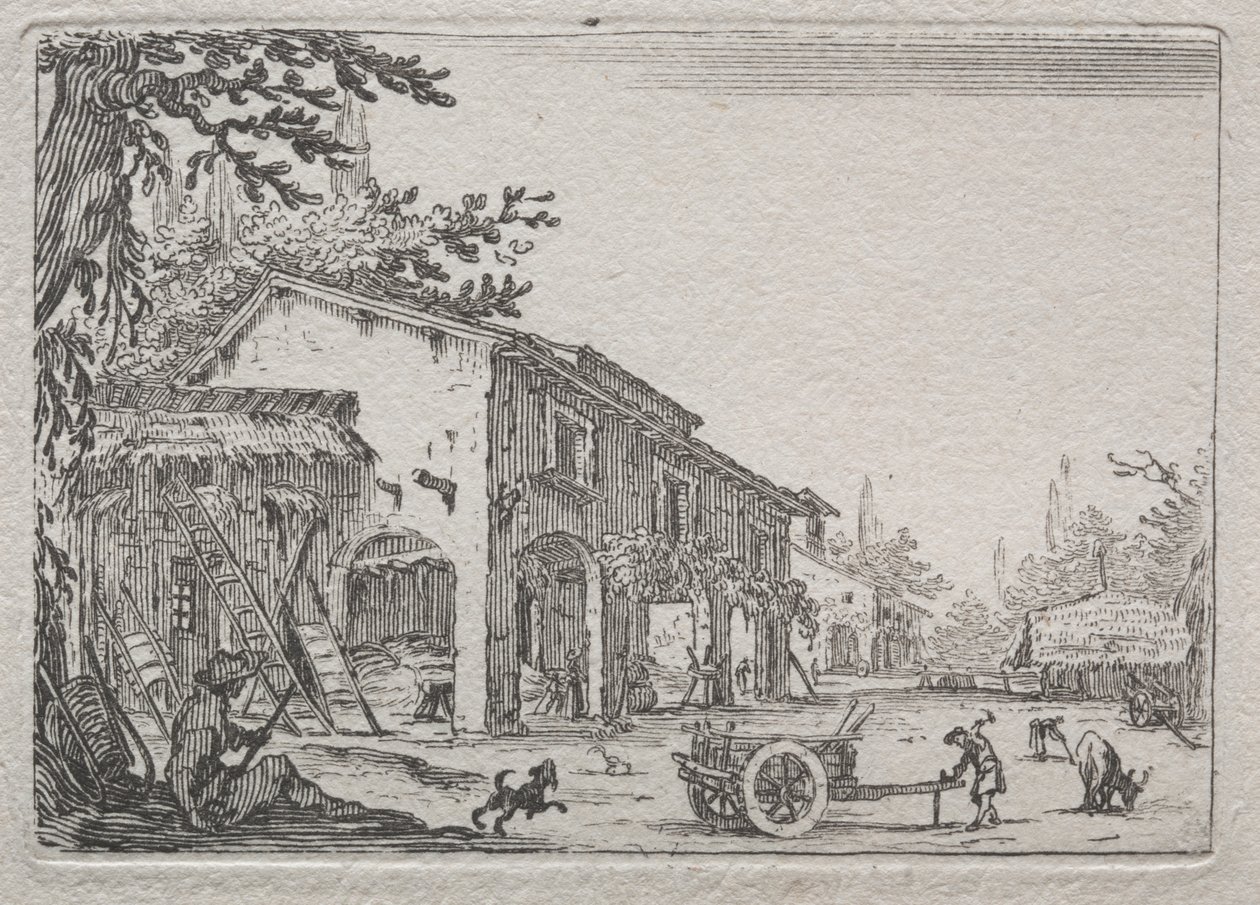 Caprices: Den italienske gård af Jacques Callot