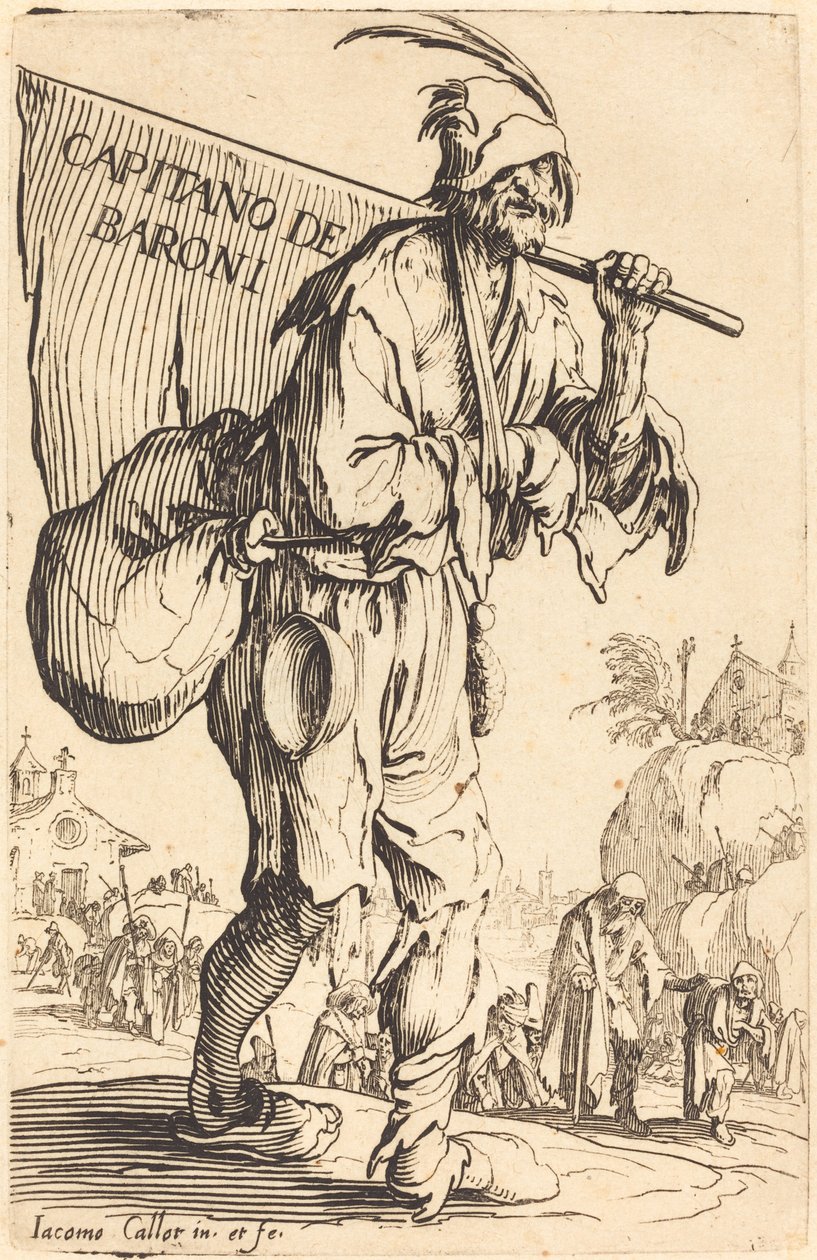 Kaptajn for baronerne af Jacques Callot