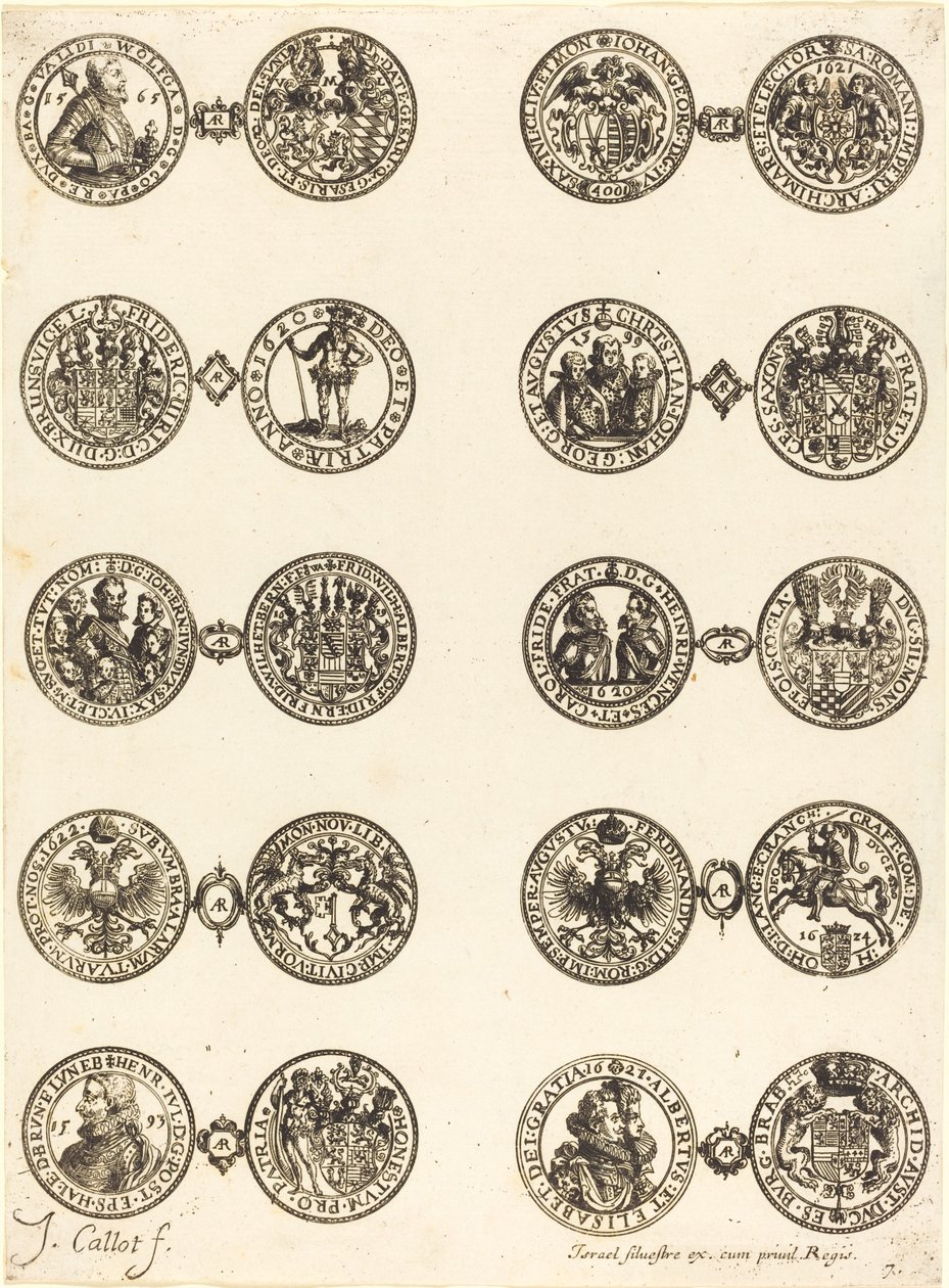 Mønter [plade 7] af Jacques Callot