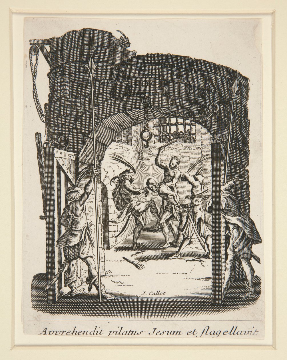 Kopi efter Kroningen af af Jacques Callot