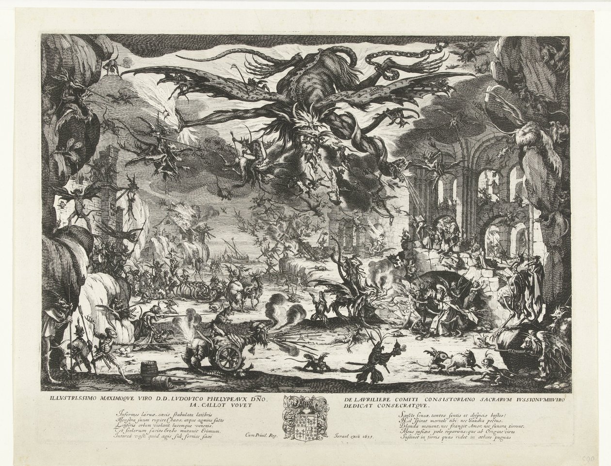 Sankt Anthonys fristelse af Jacques Callot