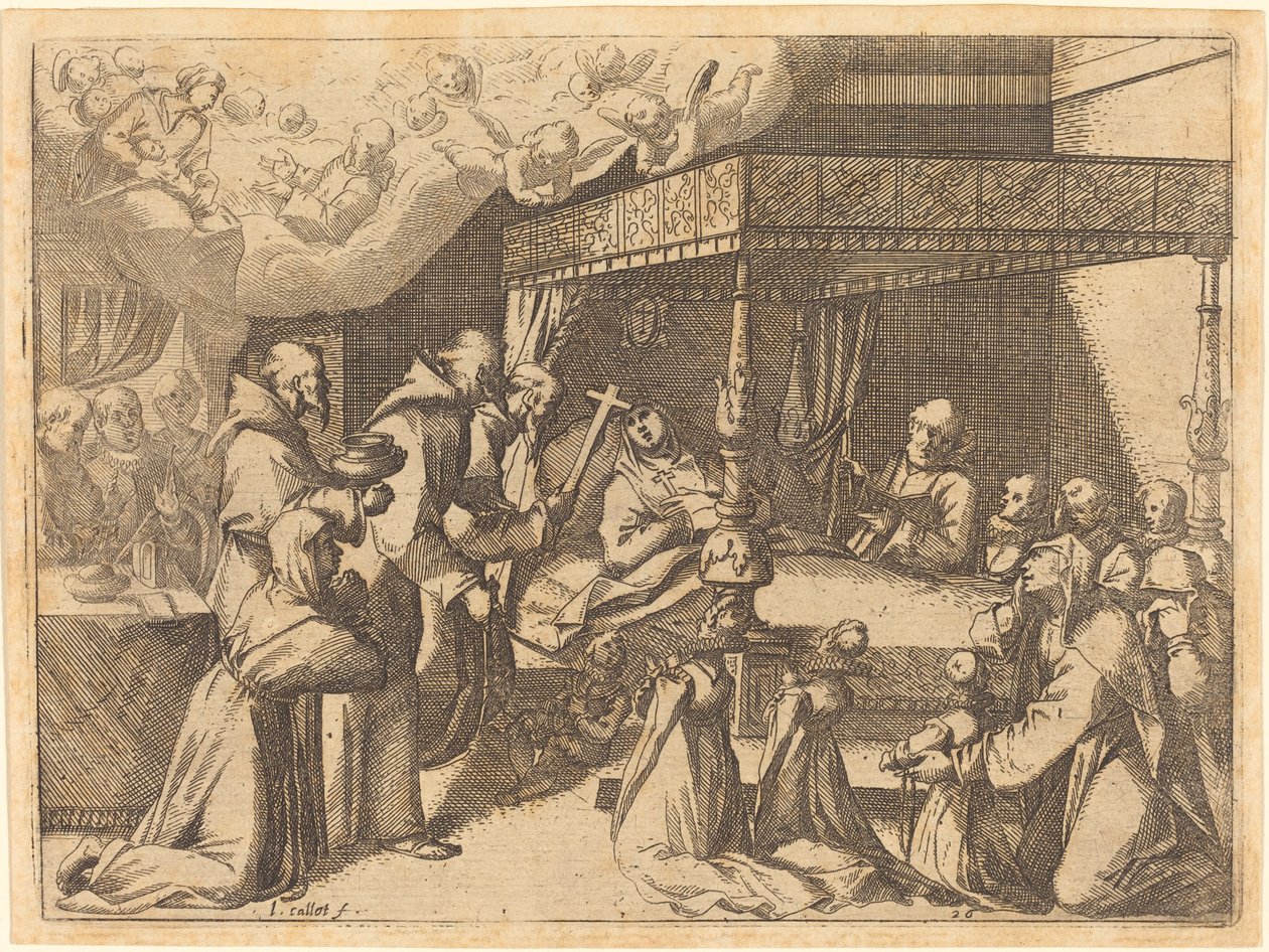 Dronningens død af Jacques Callot