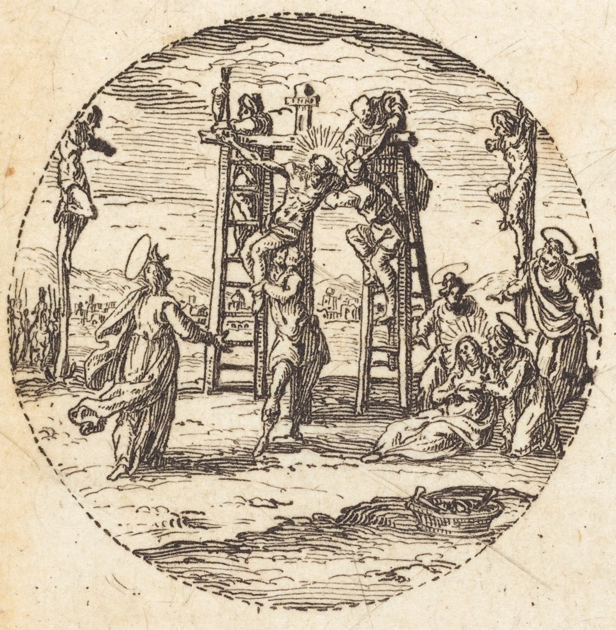 Nedstigning fra korset af Jacques Callot