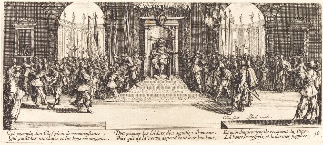 Uddeling af belønninger af Jacques Callot