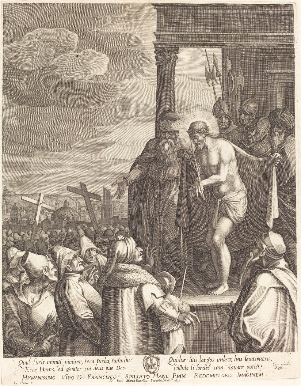 Se manden, 1613 af Jacques Callot