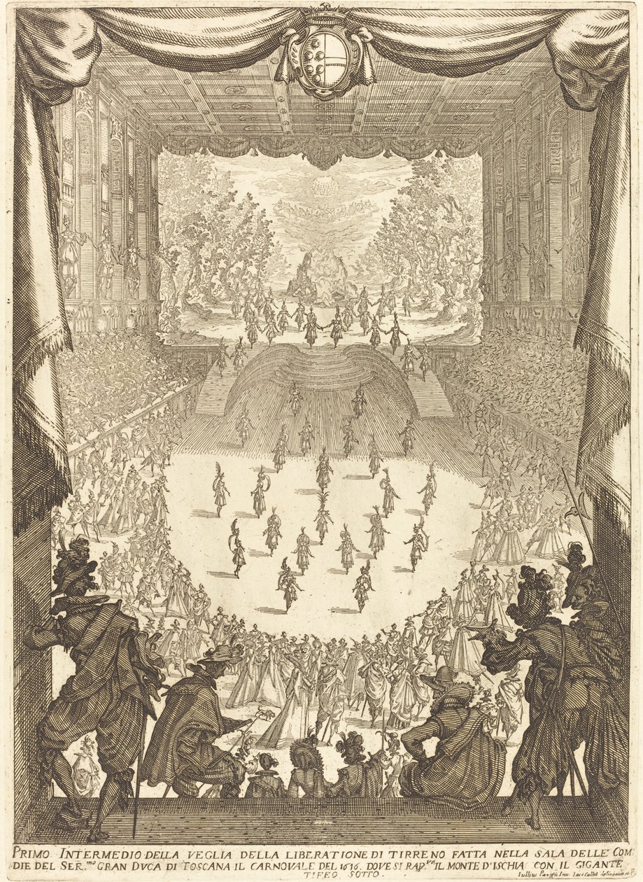Første Intermezzo af Jacques Callot