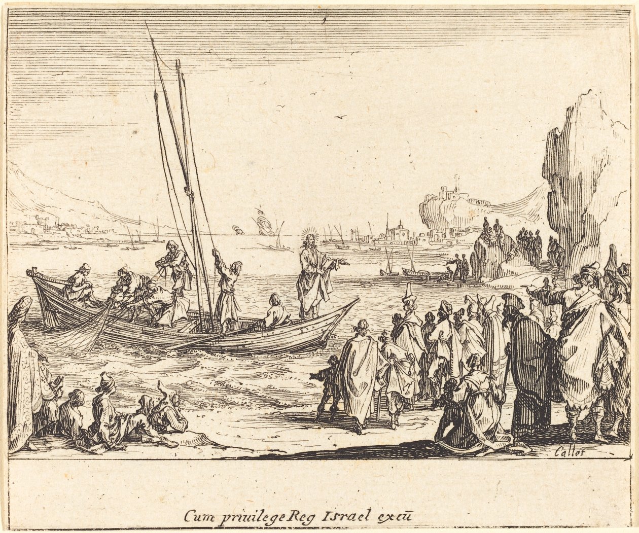 Fisher of Men, 1635. af Jacques Callot